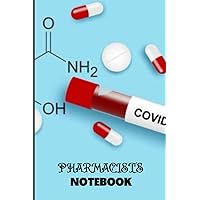 PHARMACIST'S NOTEBOOK: 6 × 9 page lined paper notebook for the pharmacist