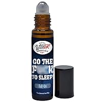 Wild Essentials Go The F to Sleep Essential Oil Roll On, 10ml for Sleep, Made with 100% Pure, Premium Grade Essential Oils and Organic Jojoba Oil, Ready to Use, Moisturizer, All Natural