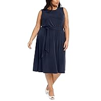 Charter Club Womens Knit Midi Dress