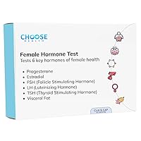 Female Hormone Test | 6-in-1 at-Home Womens Test | Progesterone | Estradiol | LH | FSH | TSH | at-Home Test | Cap & CLIA Accredited Lab |Tests are not Avail in NY, RI