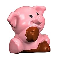 Replacement Part for Fisher-Price Little People Playset - DWC31 ~ Pink Pig with Muddy Foot ~ Caring for Animals Farm ~ Works Great with Any Little-People Playset