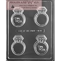 Wedding ring Chocolate candy mold, Engagement/Wedding Ring Candy Mold, Bride and Groom Chocolate candy mold Copyrighted molding Instructions