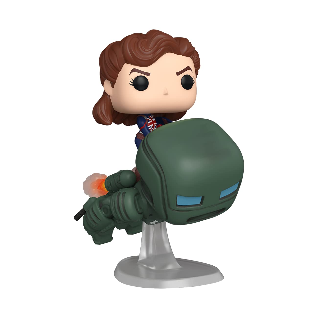 Funko Pop! Deluxe Marvel: Year of The Shield - Captain Carter Riding Hydra Stomper, Amazon Exclusive