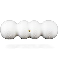 Rollga Basic - The Better Foam Roller for Flexibility, Muscle Recovery, Back & Neck Massage, Exercise (White)