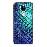 R3047 Green Mermaid Fish Scale Case Cover for LG G7 ThinQ