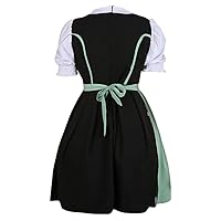 Women's Bohemian Flowy Casual Loose-Fitting Summer Beach Sleeveless Knee Length Print Swing Round Neck Glamorous Dress Green