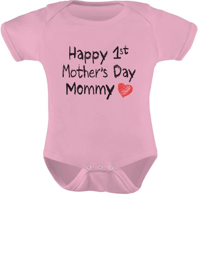 Tstars First Mothers Day Baby Boy Girl Outfit New Mom Gifts Mommy's Day Infant Bodysuit