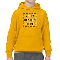 Personalized Set 100 Boy Hoodies with Your Design, Color & Sizes