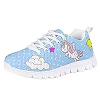 Children's Shoes Boys and Girls Fashion Running Shoes Cute Unicorn 3D Printed Shoes Children's School Shoes Comfortable Soft Soled Walking Shoes