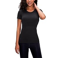 LUYAA Women's Workout Tops Long Sleeve Shirts Yoga Sports Breathable Gym Athletic Top Slim Fit