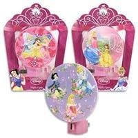 Disney Princess Night Light Pink Cinderella, Belle, Snow White (single; design chosen at random)