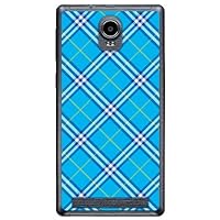 SECOND SKIN Tartan Check Blue (Clear) / for KATANA 02 FTJ152F/MVNO Smartphone (SIM Free Device) MFT52F-PCCL-299-Y061