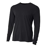A4 Youth Cooling Performance Crew Long Sleeve