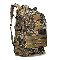 40L 3D Outdoor Sport Military Tactical climbing mountaineering Backpack Camping Hiking Trekking Rucksack Travel outdoor Bag (Khaki), 39cm x 25cm x 50cm