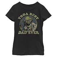 STAR WARS Yoda Dad Girls Short Sleeve Tee Shirt