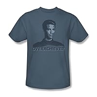 Star Trek - St: Next Gen/Overachiever Adult T-Shirt in Slate