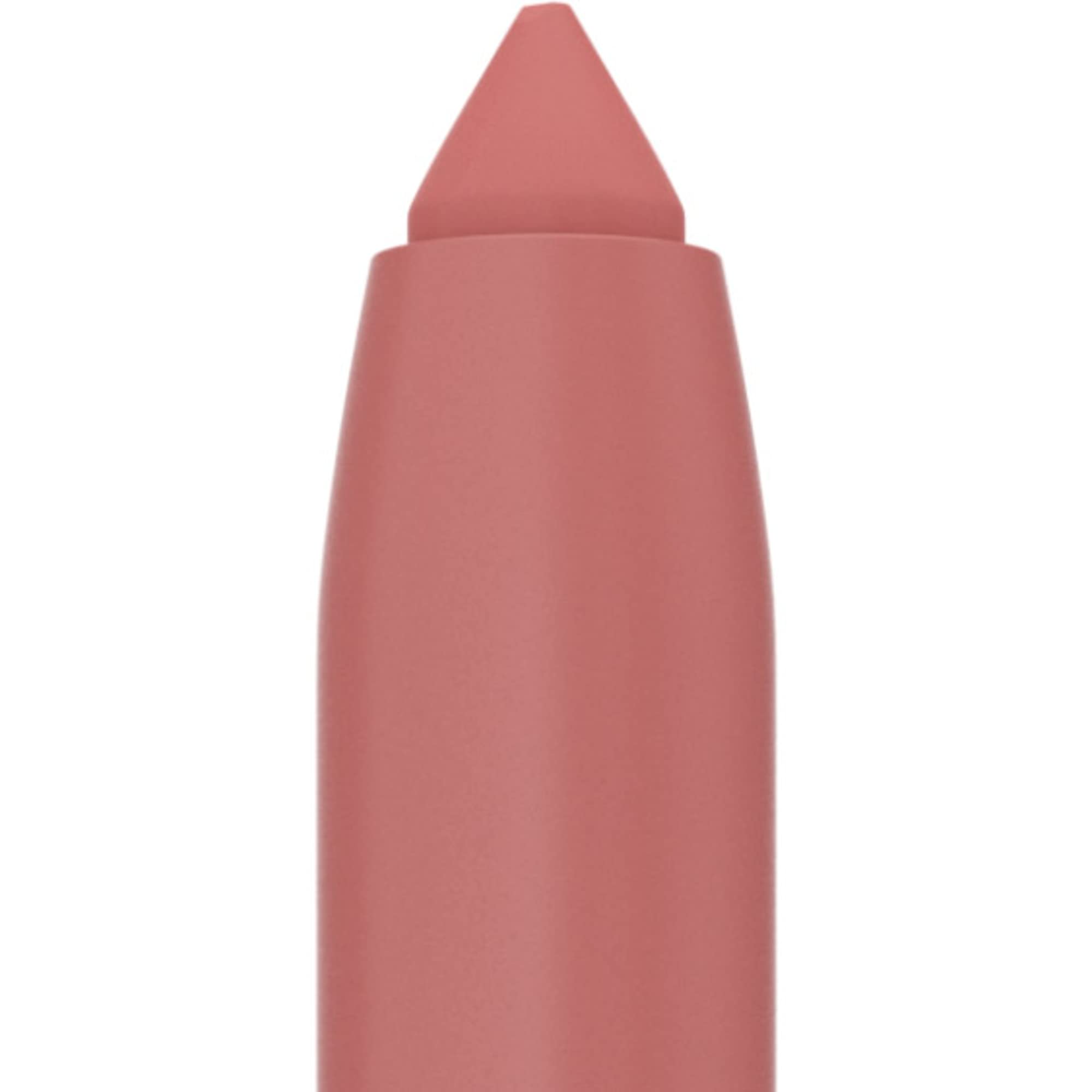 MAYBELLINE New York Super Stay Ink Crayon Lipstick Makeup, Precision Tip Matte Lip Crayon with Built-in Sharpener, Longwear Up To 8Hrs, Achieve It All, Brown Nude, 1 Count