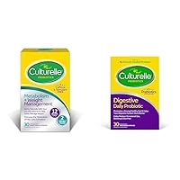 Culturelle Healthy Metabolism + Weight Management Probiotic Capsules (Ages 18+) – 30 Count & Daily Probiotic Capsules for Men & Women, Most Clinically Studied Probiotic Strain