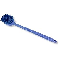 SPARTA 40501EC14 Plastic Large Scrub Brush, Kitchen Brush, Utility Brush With Long Handle For Cleaning, 20 Inches, Blue