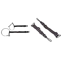 OP/TECH USA Camera Accessories Bundle - Tripod Loops (Black) and Reporter/Backpack System Connectors (Black)