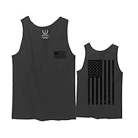 Vintage American Flag United States of America Military Army Marine us Navy USA Men's Tank Top