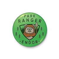 Star Wars Endor Park Ranger Button (One Size) (Green)