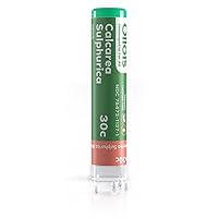 OLLOIS Calcarea Sulphurica 30c Organic, Lactose-Free Homeopathic Medicine, 80 Pellets (Pack of 1)