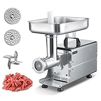 Huanyu 80kg/h Automatic Meat Mincing Machine Electric Mincer Butcher Meat Grinder SL8 (110V)