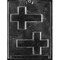 LARGE PLAIN CROSS PIECES MOLD (LSL) Chocolate Candy MOLD R3