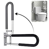 Botabay Handicap Grab Bars Rails 23.6 Inch Toilet Handrails Bathroom Safety Bar Hand Support Rail Handicapped Handrail Accessories for Seniors Elderly Disabled Mounted Bath Grips