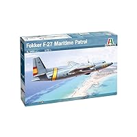 Italeri -1455 Fokker F-27 Maritime Patrol, 1:72 Scale, Model Kit, Plastic Model to Assemble, Model Making, IT1455