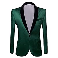 Men's Fleece Business Casual Wedding Suit Jacket Spring Autumn Solid Blazer Coat Handsome Blazers