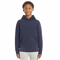 PUMA Youth Boy's Fleece Logo Hoodie Sweatshirt