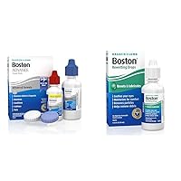 Advance Formula, by Bausch + Lomb, Travel Pack 1 Each, Combo & Contact Lens Solution, Rewetting Solution for Gas Permeable Contact Lenses, 0.33 Fl Oz