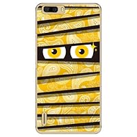 YESNO MHWH6P-PCCL-201-N200 Mummy-kun Paisley Yellow (Clear) / for Honor6 Plus PE-TL10/MVNO Smartphone (SIM Free Device)