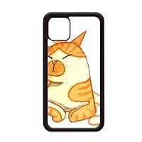 Miaoji Painting Watercolor Orange Cat for iPhone 11 Pro Max Cover for Apple Mobile Case Shell