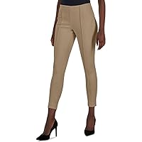 Anne Klein Womens Faux Suede Pull On Ankle Pants