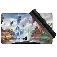 Eternal Wanderer (Stitched) and Matshield Bundle - MTG Playmat - Compatible for Magic The Gathering Playmat - Play MTG, TCG - Original Play Mat Art Designs & Accessories