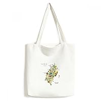 Travel Taiwan Area China Tote Canvas Bag Shopping Satchel Casual Handbag