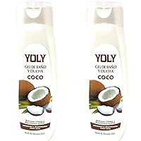 Coco Daily Moisturizing Body Wash - Coconut Infused, Refreshing & Rejuvenating, for Dry & Sensitive Skin, 25.3 Fl Oz (Pack of 2)