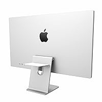 Twelve South Backpack for Apple Studio Display | Ventilated Hidden Storage Shelf with Integrated Mount for Hard Drives and Accessories,0.59L x 3.83W x 5.11H inches, Silver