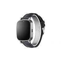 EK-G1 Montre Connectee Black Silicone Strap Smart Watch