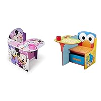 Chair Desk with Storage Bin, Disney Minnie Mouse & Chair Desk with Storage Bin, Sesame Street