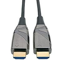 Tripp Lite Fiber Optic HDMI 2.0 (Active HDMI Cable), High Speed HDMI Cable, 4K, 60Hz, 4:4:4, 18 Gbps, 20 m. (65 ft.) Black (P568-20M-FBR)