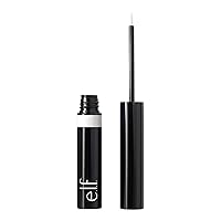 e.l.f. H2O Proof Inkwell Eyeliner Pen, High-pigment, Waterproof Liquid Eyeliner, Delivers A Matte Finish, Vegan & Cruelty-free, White Out