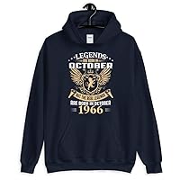 Kings Legends are Born in October 1966 Birthday Vintage Gift Shirt Navy