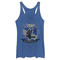 Harry Potter Deathly Hallows Ravenclaw Badge Women's Fast Fashion Racerback Tank Top