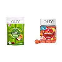 OLLY Daily Energy & Probiotic + Prebiotic Gummy Supplements, 120+30 Count