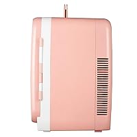 Car Refrigerator-15L Silent Dual-Core Mini Fridge Cooler and Warmer—Pink
