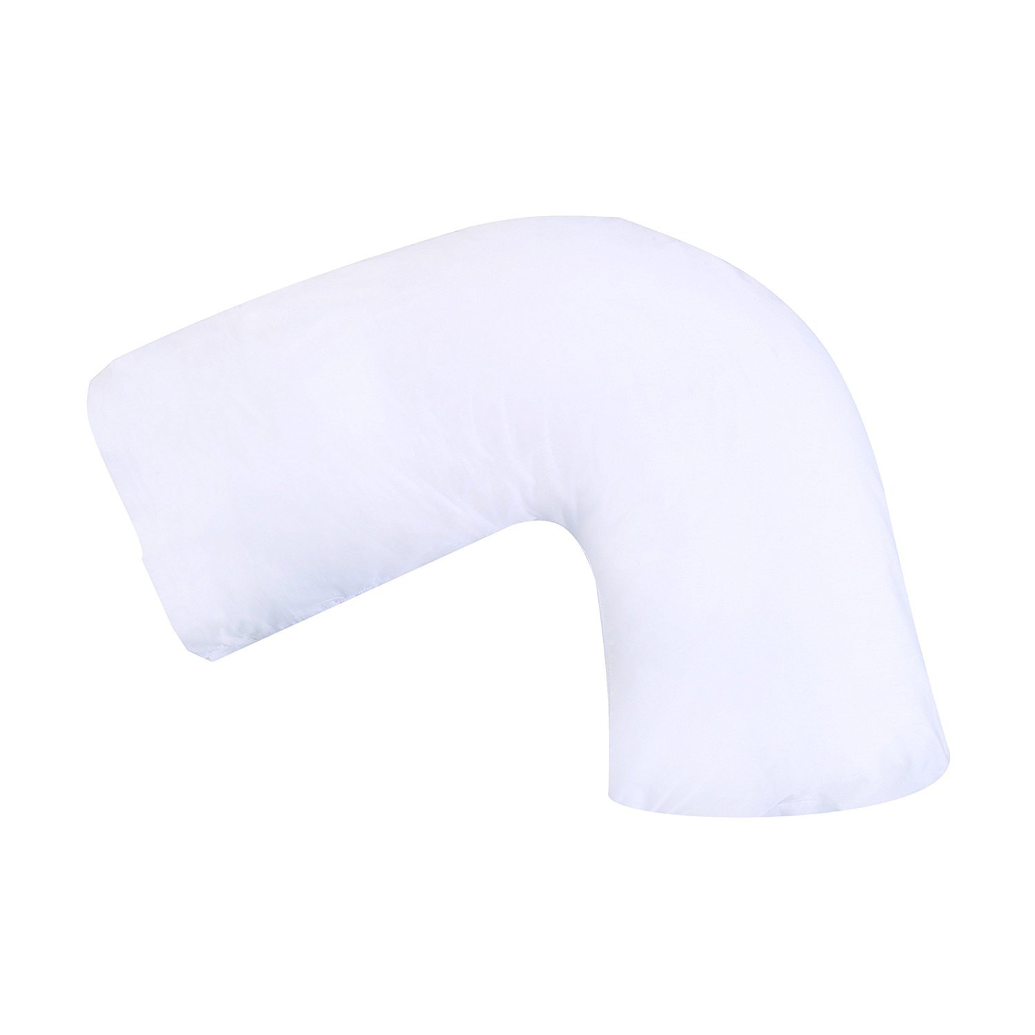 DMI Body Pillow, Side Sleeper Pillow and Pregnancy Pillow with Contoured Support to Eliminate Neck, Back, Hip, Joint Pain and Sciatica Relief with Removable Washable Cover, Firm, U Shape Neck Pillow